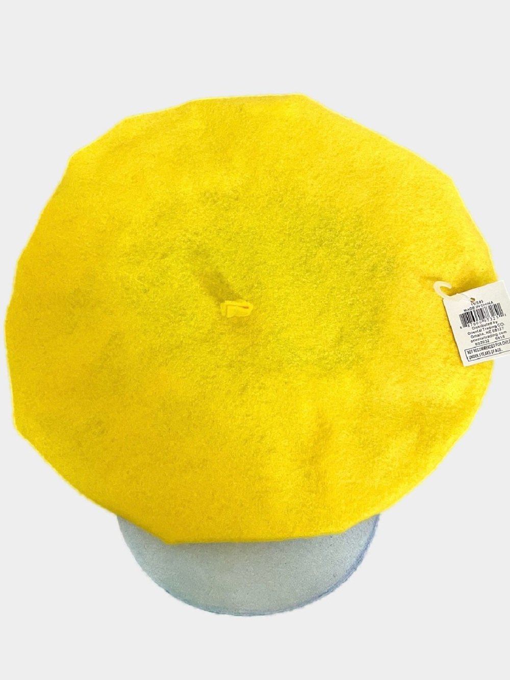 3/$15 Yellow Felt French Beret Halloween Cosplay NWT